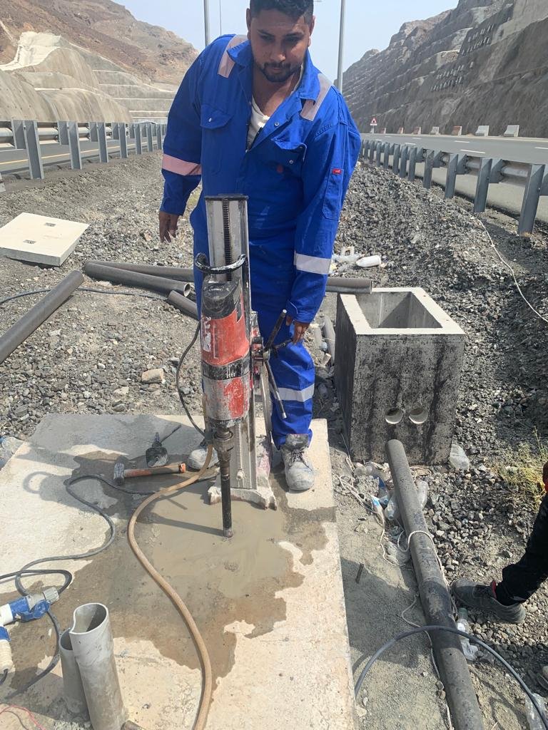 Diamond core drilling